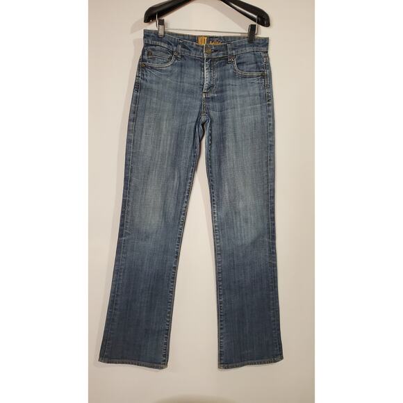 Kut from the Kloth Denim - Kut from the Kloth Farrah Baby Bootcut Jeans Womens Size 4 Mid Rise Medium Wash